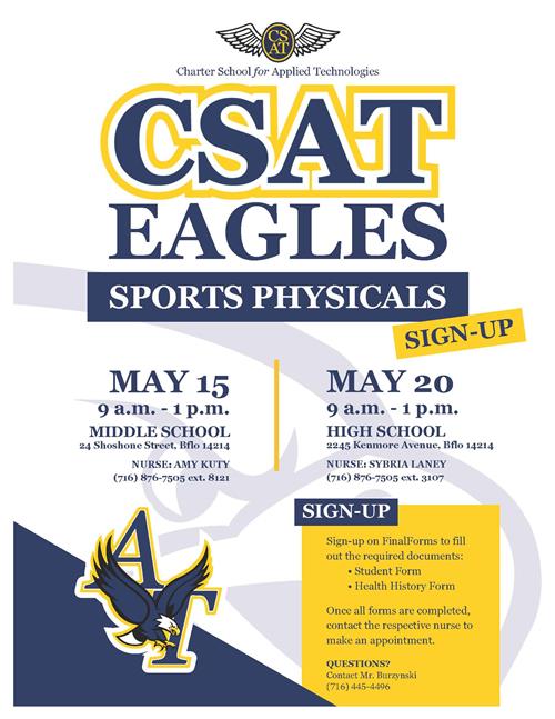 Sports Physicals Flier